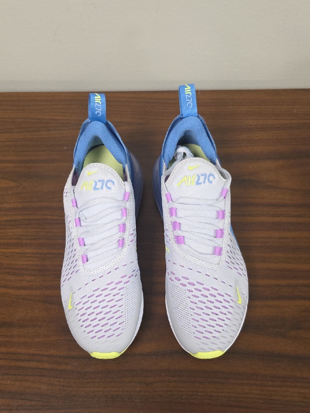 Nike Air Max 270 BG Pure Platinum/Lemon Twist Women's 8/ Youth 6.5 IB4401-043 - Picture 3 of 12